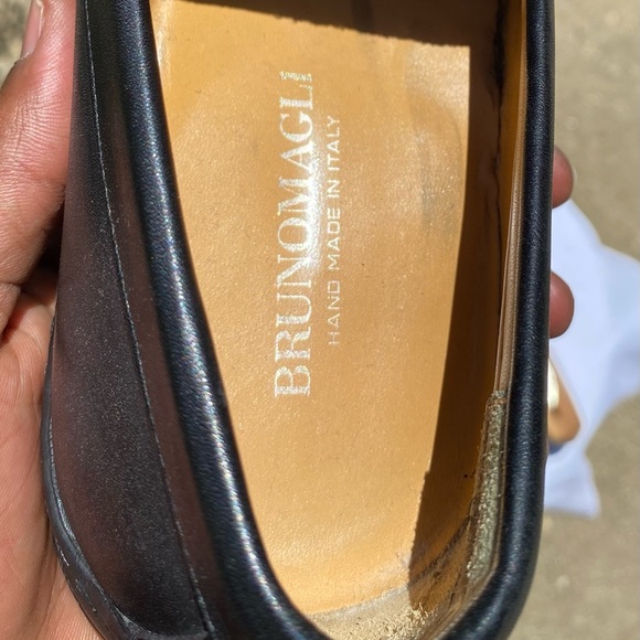 NW Bruno Magli 🇮🇹 💯 Raging leather Loafers Sz 9.5 - Picture 10 of 13